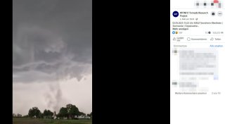 Fegt ein Tornado durch Stemwede? Video kursiert in den Sozialen Medien