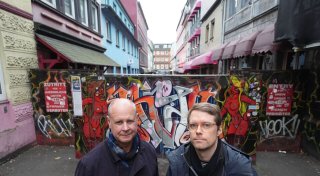 Tor der berühmten Herbertstraße auf St. Pauli wird saniert