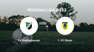 Spannender Kampf zwischen dem SV Rödinghausen und dem 1. FC Düren