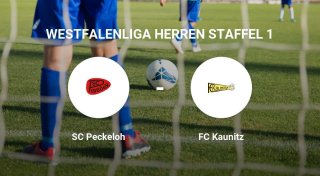 Der SC Peckeloh gegen das Team der FC Kaunitz