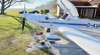 Flugzeug-Dieb scheitert: Hangar am Warburger Fluggelände aufgebrochen