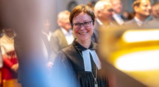 Ruck-Schröder in Bielefeld als Präses der westfälischen Kirche eingeführt