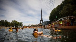 Pariser können wieder in der Seine Schwimmen