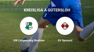 GW Langenberg-Benteler sichert sich knappen Sieg gegen den SV Spexard