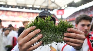 Fans verkaufen Kölner Aufstiegsrasen im Internet