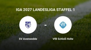 Remis im Duell zwischen dem SV Avenwedde und dem VfB Schloß Holte