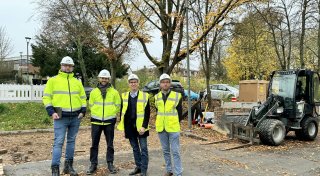 Baustelle für Hypercharger: Bald können E-Autos auch am Göringsgraben in Warburg laden