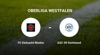 Remis im Duell zwischen dem FC Eintracht Rheine und dem ASC 09 Dortmund