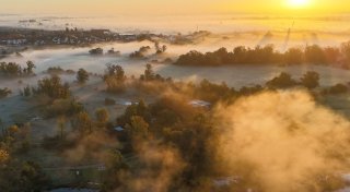 Goldener Herbst mit kühlen Nächten und Nebelgefahr