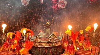 Rios Karneval klingt mit Paraden der besten Sambaschulen aus