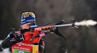 Deutsche Biathleten im Massenstart abgeschlagen