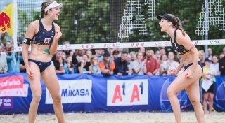 EM im Beach-Volleyball 2025 in Düsseldorf