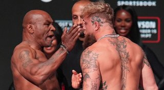 Vor Boxkampf: Mike Tyson ohrfeigt Jake Paul