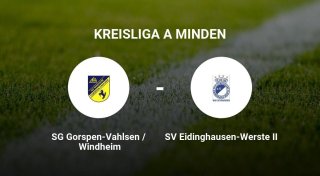 SG Gorspen-Vahlsen/Windheim bietet SV Eidinghausen-Werste II Paroli