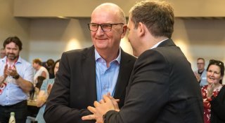 Woidke als SPD-Chef in Brandenburg bestätigt