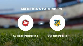 Das Spiel zwischen dem SV Heide-Paderborn II und dem SCV Neuenbeken endet unentschieden