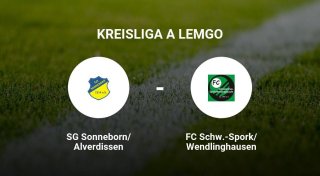 Spannender Kampf zwischen der SG Sonneborn/Alverdissen und dem FC Schw.-Spork/Wendlinghausen