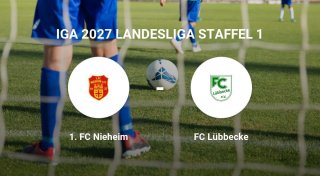 Das Spiel zwischen dem 1. FC Nieheim und dem FC Lübbecke endet unentschieden
