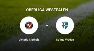Das Spiel zwischen dem Victoria Clarholz und der SpVgg Vreden endet unentschieden