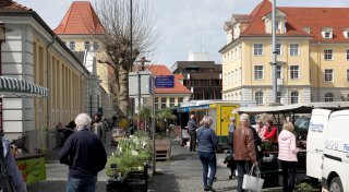 Wegen Umgestaltung des Rathausplatzes: Herforder Wochenmarkt zieht um