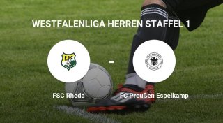 Das Spiel zwischen dem FSC Rheda und dem FC Preußen Espelkamp endet unentschieden