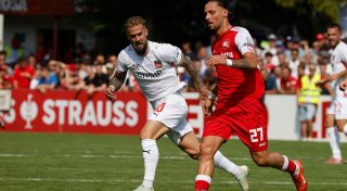 Rot für Bahlingens Coach: Heidenheim gewinnt wildes Spiel