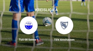 TSV Amshausen dem Team TuS 08 Senne 1 deutlich unterlegen