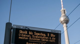 Verdi bestreikt erneut für zwei Tage Berliner Nahverkehr