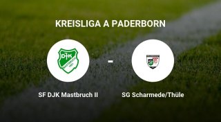 Remis im Duell zwischen den SF DJK Mastbruch II und der SG Scharmede/Thüle