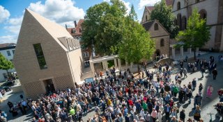 Archäologisches Fenster in Herford mit großem Familienfest eröffnet