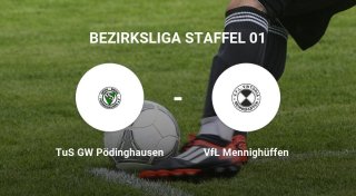 Knappe Niederlage für VfL Mennighüffen gegen TuS GW Pödinghausen