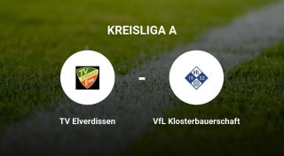 Remis im Duell zwischen dem TV Elverdissen und dem VfL Klosterbauerschaft