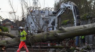 Sturm Éowyn: Ein Toter in Irland