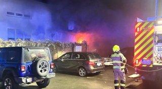 Mitten in der Nacht: Wohnhausbrand in Herford