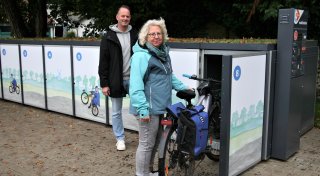 Neue Fahrradboxen in Enger: Wie viel sie kosten und wie sie funktionieren