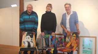 Bewohner des Wittekindshofs stellen im Gerbereimuseum in Enger aus