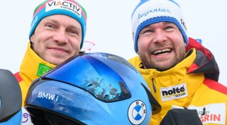 Francesco Friedrich und Laura Nolte holen EM-Titel im Bob