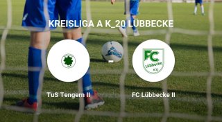 Spannender Kampf zwischen dem TuS Tengern II und dem FC Lübbecke II