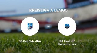 SG Bentorf/Hohenhausen im Match gegen SC Bad Salzuflen deutlich überlegen