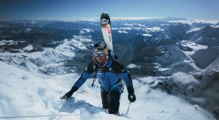 Ohne Sauerstoff und Seile - Skiabfahrt vom Everest gemeldet