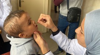 Zehntausende Kinder im Norden Gazas gegen Polio geimpft
