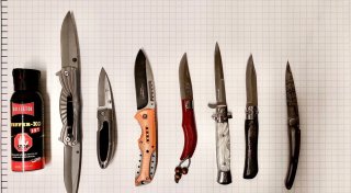 Kontrollen beim Bielefelder Treppentanz: Diese Messer hatten Partygänger dabei