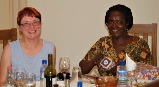 Als der Sohn der Vizepräsidentin von Ghana in Kirchlengern zu Gast war