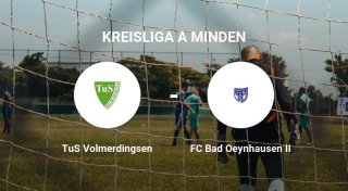 Knappes Scheitern für FC Bad Oeynhausen II gegen TuS Volmerdingsen