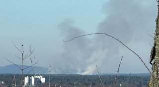 Dunstwolke über der Senne im Kreis Paderborn wirft Fragen auf