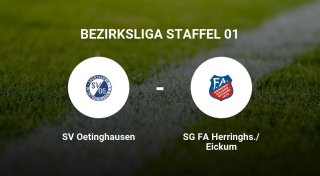 Remis im Duell zwischen dem SV Oetinghausen und der SG FA Herringhs./Eickum