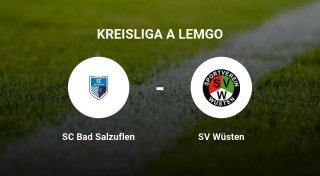 SV Wüsten verbucht knappen Sieg gegen SC Bad Salzuflen