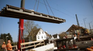 Stahlbrücken ersetzen historische Bauwerke in Löhne und Bad Oeynhausen