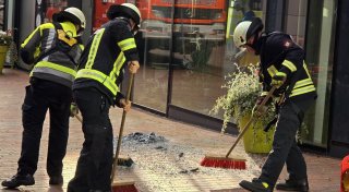 Ungewöhnlicher Feuerwehr-Einsatz in der Gütersloher Innenstadt: „Erlebt man selten“