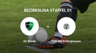 Enger Ausgang für SC Bünde gegen TuS GW Pödinghausen